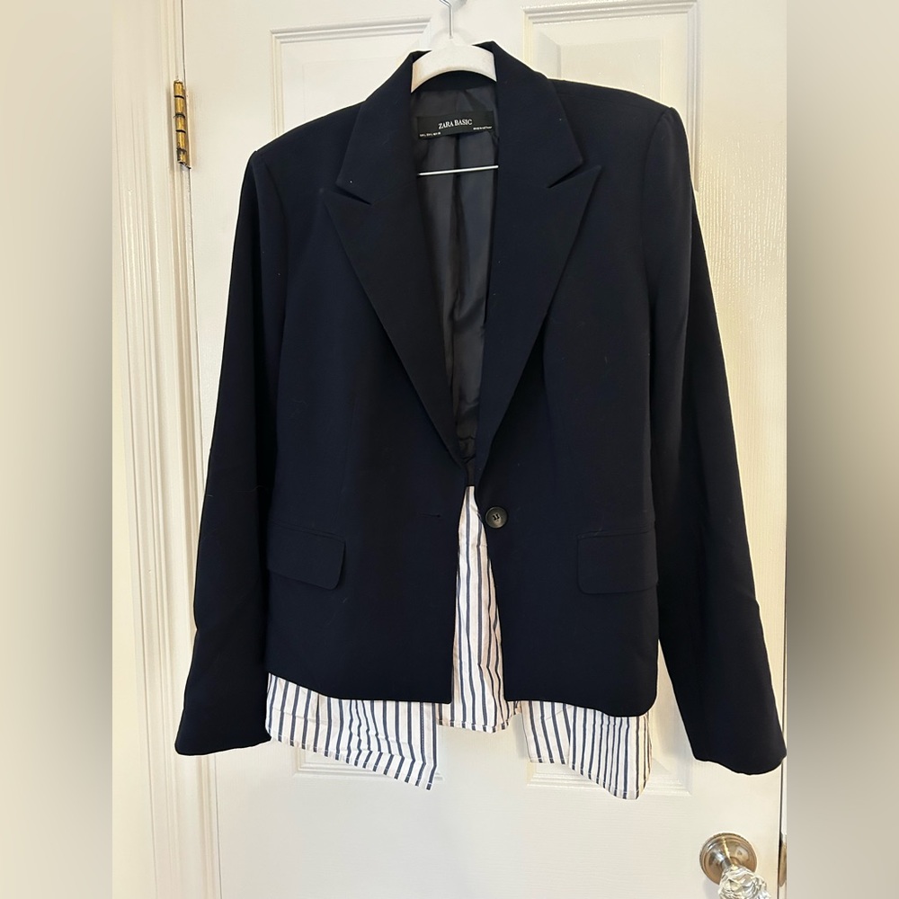 Zara Navy Blazer